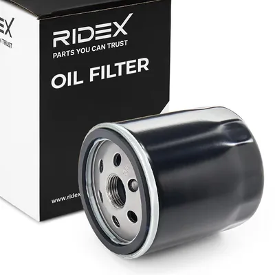 Produktbild von Ölfilter RIDEX 7O0028 Anschraubfilter für FORD Fiesta Mk6 Schrägheck (JA8, JR8) FOCUS III Turnier Fiesta Mk5 Schrägheck (JH1, JD1, JH3, JD3) Kuga Mk2