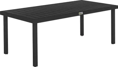 Produktbild von Gartentisch Outdoor-Tisch Outdoor-Loungetisch, wetterbeständig, 190 x 90 x 74 cm, Schwarz
