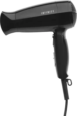 Obrázek produktu pro Skládací fén, 1600 W, černý, vhodný na cestování