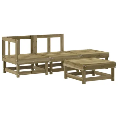 Immagine prodotto di Set da giardino 4 pezzi vidaXL in legno di pino trattato