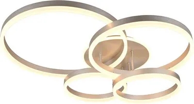 Immagine prodotto di Lampada da soffitto a LED, metallo, telecomando, dimmerabile, CCT, L 80 cm