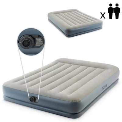 Produktbild von Intex DuraBeam Pillow Rest Mid-Rise, Doppelmatratze, Rechteck, Innen & Außen, Integrierte Luftpumpe