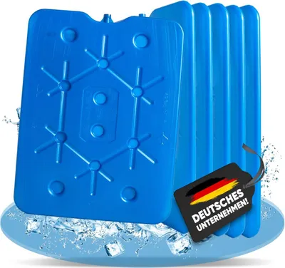 Produktbild von NEMT 6x flacher Kühlakku 800 ml Kühlakkus 25 x 32,5 x 1,5 cm Kühlelemente Kühlta