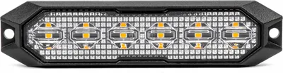 Produktbild von Flache Warnleuchte LED 6x3W R65 R10 12V/24V AMIO-03930 E