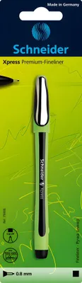 Produktbild von Schneider Fineliner Xpress 08 schwarz Blister 1 Stück