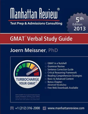 Produktbild von Manhattan Review GMAT Verbal Study Guide [5th Edition]