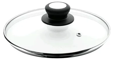 Produktbild von Deckel Forma mit 24cm Durchmesser aus Glas, Edelstahl und Bakelit