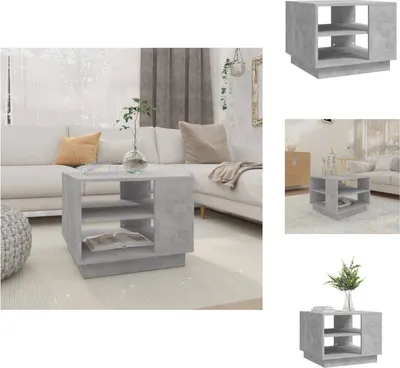 Produktbild von vidaXL Couchtisch Betongrau 55x55x43 cm Holzwerkstoff - Couchtische
