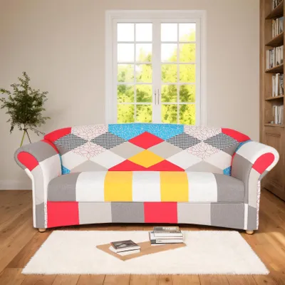 Produktbild von 3-Sitzer Sofa Loretta, ca. 204 x 83 x 85 cm – Bunt