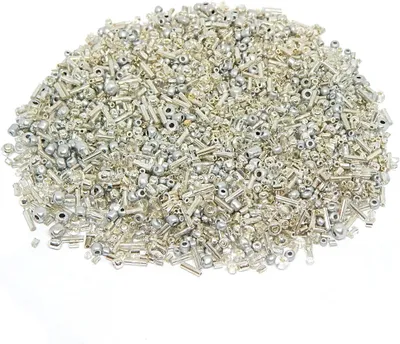Zdjęcie produktu dla Zestaw koralików szklanych, 3000 sztuk, średnica 2-4 mm, mieszanka kolorów, do tworzenia biżuterii i rękodzieła