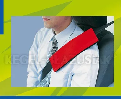 Image de Housse de ceinture de sécurité rouge
