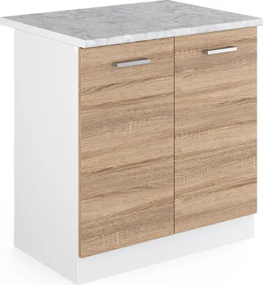 Obrázok produktu pre Spodná skrinka pod drez Vicco R-Line Sonoma 80 cm s pracovnou doskou, Model 29721