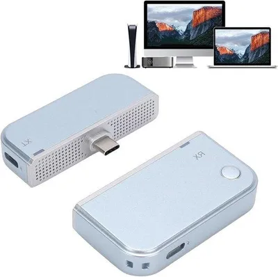 Produktbild von HDMI-Verlängerungskit-Blau-50-Meter-Reichweite-Full-HD-60-Hz