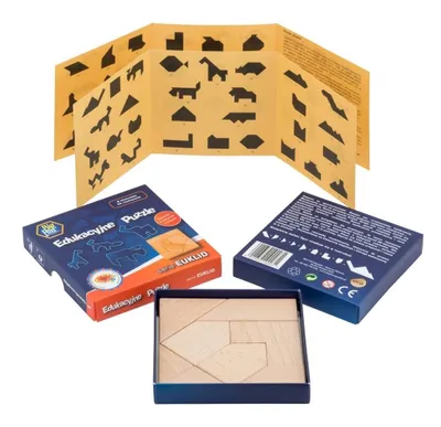 Zdjęcie produktu dla Puzzle drewniane - seria EUKLID