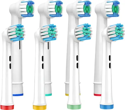 Produktbild von 8 Stück Ersatzbürstenköpfe für Oral-B Zahnbürsten EB17-X / SB17-A – Hochwertige Ersatzköpfe für Oral-B Zahnbürsten