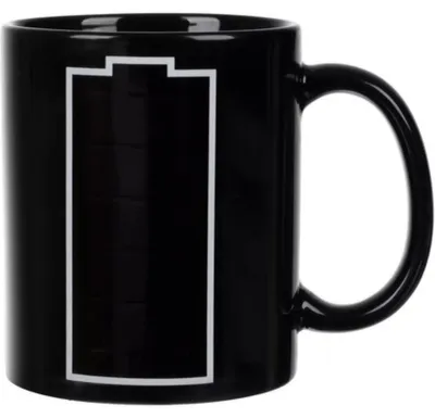 Produktbild von Ruhhy 22103 Becher „Farbwechselnde Taschenlampe“ 330 ml, schwarz