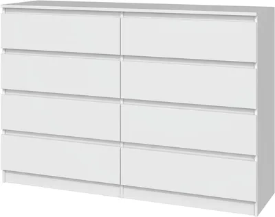 Immagine prodotto di Mobiletto contenitore - Arredo per l'organizzazione degli spazi - Ante senza maniglie - 40x138x97 cm - Bianco