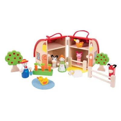 Produktbild von BigJigs Mini Animal Farm – Lern- und interaktives Spiel für Kinder