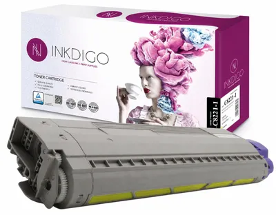 Produktbild von Inkdigo Toner 44844613 für OKI C822CDTN, C822DN, C822N – Gelb, 7300 Seiten,, KI-generiertes Bild