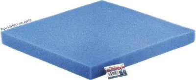Image de Mousse filtrante bleue grossière (100 x 100 x 5 cm, PPI10)
