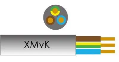 Produktbild von XMVK -Kabel 3x2,5 mm2 100 Meter