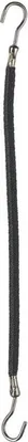 Produktbild von Comair Haarbinder glatt Gummi 10cm 12St. Karte sz Elastic hook band 10