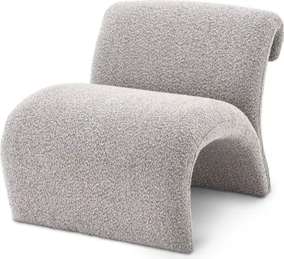 Produktbild von Casa Padrino Luxus Designer Sessel Grau 69 x 74 x H. 67 cm - Wohnzimmer Sessel - Hotel Sessel - Wohnzimmer Möbel - Luxus Möbel - Wohnzimmer Einrichtung - Luxus Einrichtung - Möbel Luxus