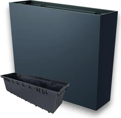 Productafbeelding van Urbi Case T DUC600T: Hoge bloempot met binnenpot | Anthraciet