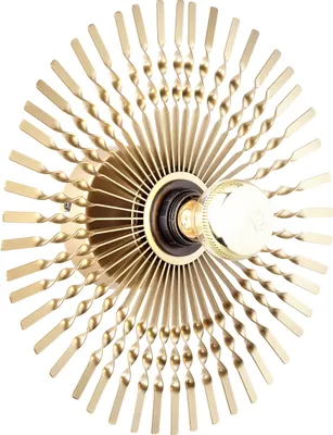 Image de Lampe BRILLIANT, applique Mendoza 33cm or, métal, 1x A60, E27, 40W,ampoules normales (non incluses)