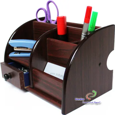 Produktbild von Schreibtischorganizer Schreibtischständer Stifthalter mit Schublade Nr:XH5018