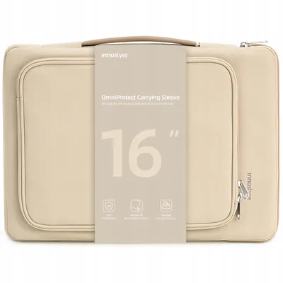 Produktbild von Innostyle 16" Brašna Na Notebook Vodotěsné Pouzdro Omniprotect Beige