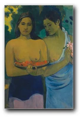 Immagine prodotto di Stampa artistica "Due donne di Tahiti" di Paul Gauguin – 40 x 60 cm – non incorniciata