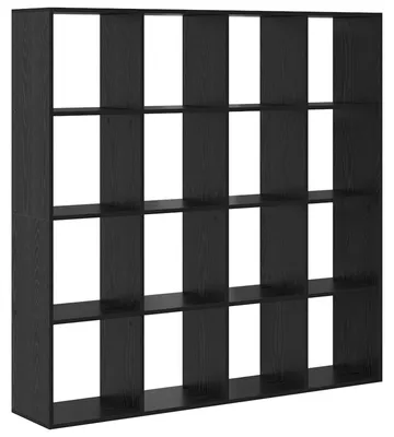 Obrázek produktu pro vidaXL Police na knihy vzhled černého dubu 137,5 x 29 x 137,5 cm