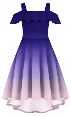 Produktbild von Sommerkleid schulterfrei, Rüschen, Größe 12-13 Jahre, für besondere Anlässe