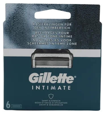 Image de Lames de rechange Gillette Intimate, lot de 6