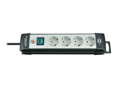 Image de Brennenstuhl Steckdosenleiste Premium-Line 4x 5m Schalter