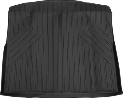 Produktbild von 1 Stk. Laderaumauskleidung Kofferraummatte für Volkswagen Golf Alltrack 2017-2019 TPE Schwarz Kofferraum Gepäckstück Matte Flaches Gesicht Langstreifenmuster