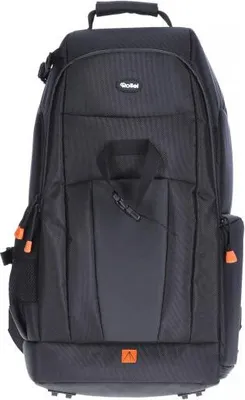 Produktbild von Rollei Fotoliner, Rucksackhülle, Jede Marke, Schwarz, Orange