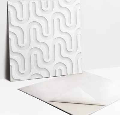 Obrázek produktu pro Nálepky na dlaždice do koupelny a kuchyně - 9 PVC dlaždic s vlastnostmi samolepení 30 x 30 - Pravidelný