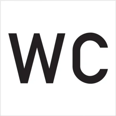 Produktbild von Dreifke® WC-Schild, WC | Folie selbstklebend | 150x150 mm, 1 Stk