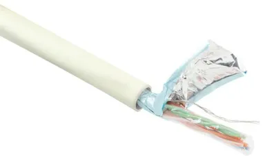 Immagine prodotto di ACT CAT5E F/UTP LSZH patch a trefoli avorio 500 m