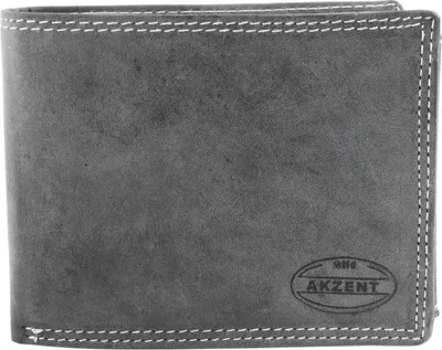 Produktbild von Akzent Herren Geldbörse aus Echtleder, Format 12 x 10 cm.
