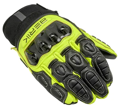 Produktbild von Berik Zakuda Motorrad Handschuhe, schwarz/neon-gelb, S