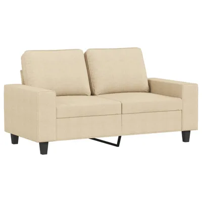 Obrázok produktu pre vidaXL 2-miestna pohovka krémová 120 cm látka