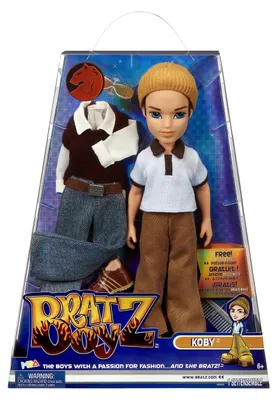 Productafbeelding van Bratz Serie 3 Poppen - Koby, Modepop, Jongens, 6 jaar, Meisje, Meerkleurig