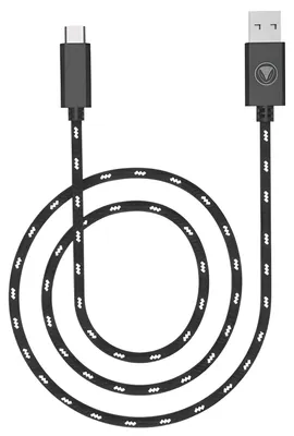 Produktbild von Snakebyte SB916113, 5 m, USB A, USB C, USB 2.0, Schwarz, Weiß