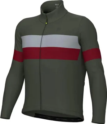Produktbild von Ale Off Road-gravel Wool Line Langarm-trikot Grün L Herren Grün L