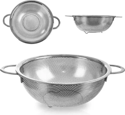 Produktbild von Küchensieb mit Griffen, Stahlsieb, Sieb ANETT 20,5cm ORION 124477