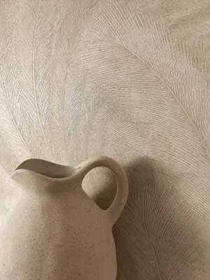 Produktbild von NEWROOM Tapete Savina Beige Vliestapete - Natur Palmen Blätter  Germany