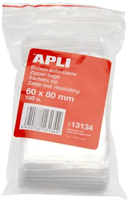 Zdjęcie produktu dla Torebka samouszczelniająca apli 13134/ 60 x 80mm/ 100 szt.